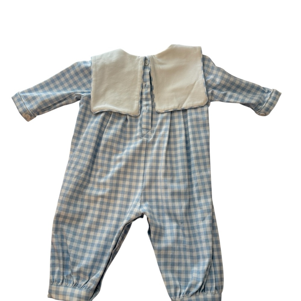 The Smocked Flamingo Valentine’s Day Puppy Romper Boys Size Three Months - Picture 6 of 8